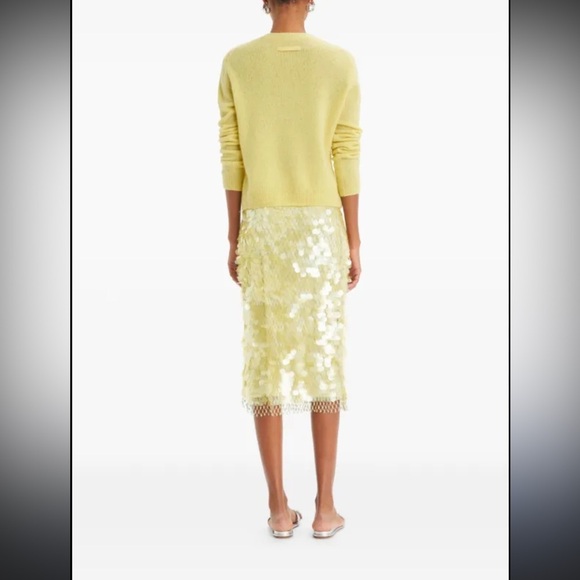 New Tory Burch Sequinned Shell Skirt - Picture 4 of 12